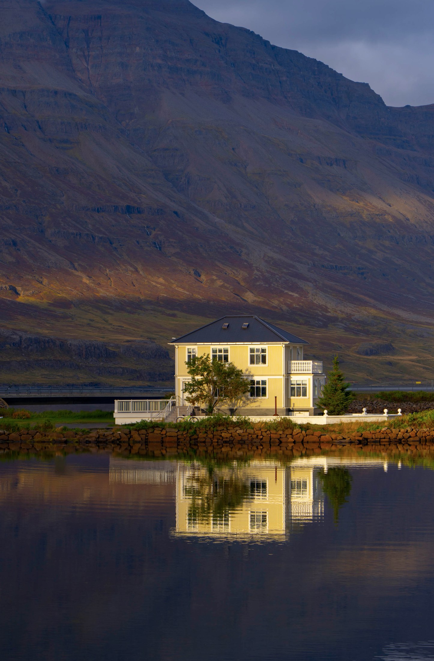 Yellow House. Iceland