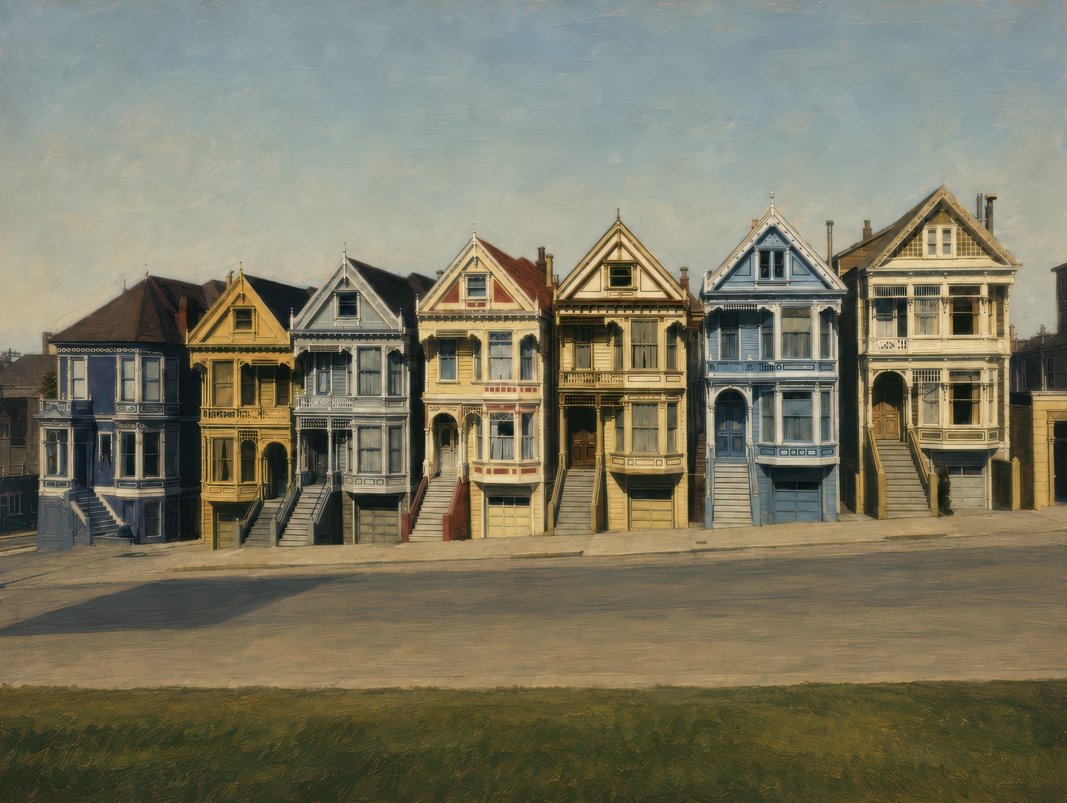 Painted Lady Houses, San Francisco