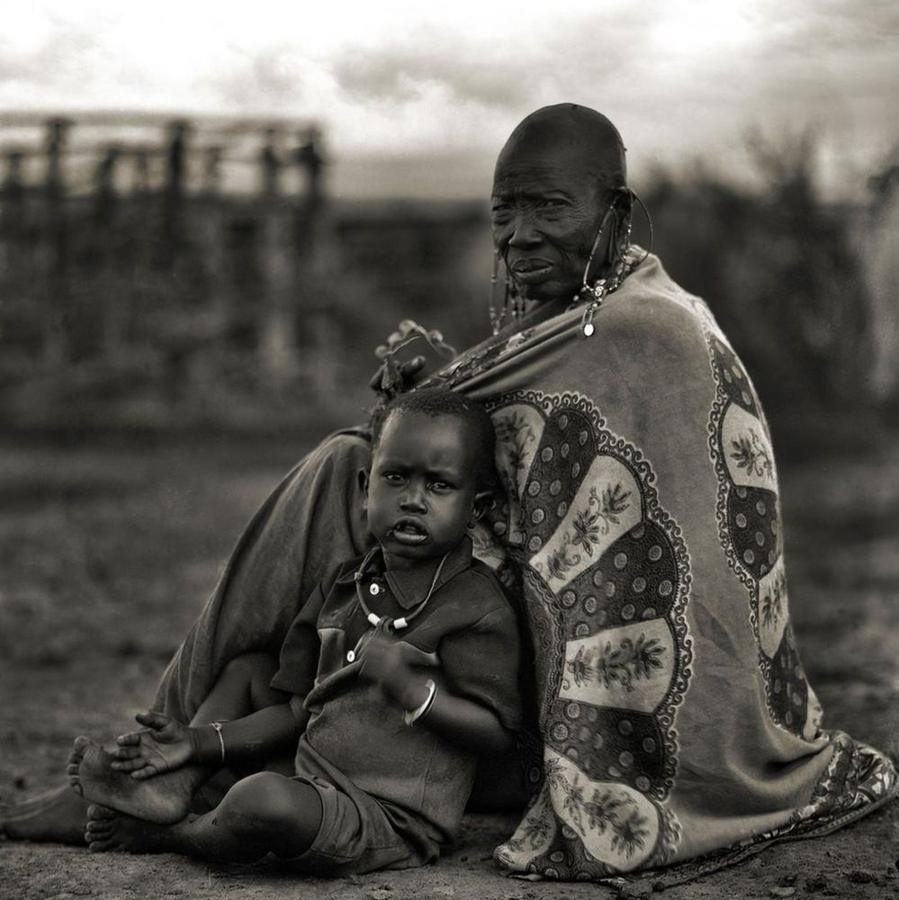 Masai Mother and Child, Kenya