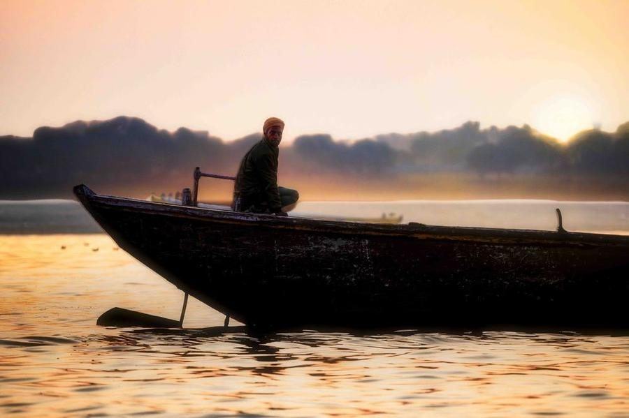 On the Ganges River, India