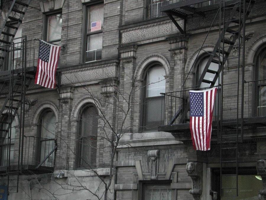 American Flag, New York, 2001